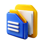 Illustration of document folders